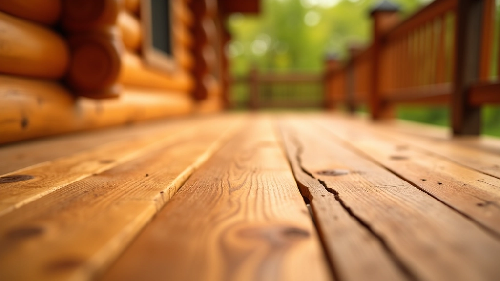 Close-up of wood grain texture with natural stain finish showing depth and character